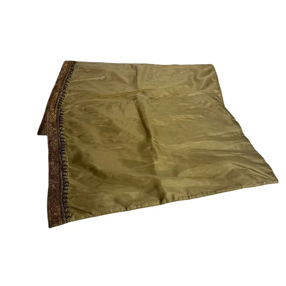 milli home marsha cutler gold beaded placemats set of 2